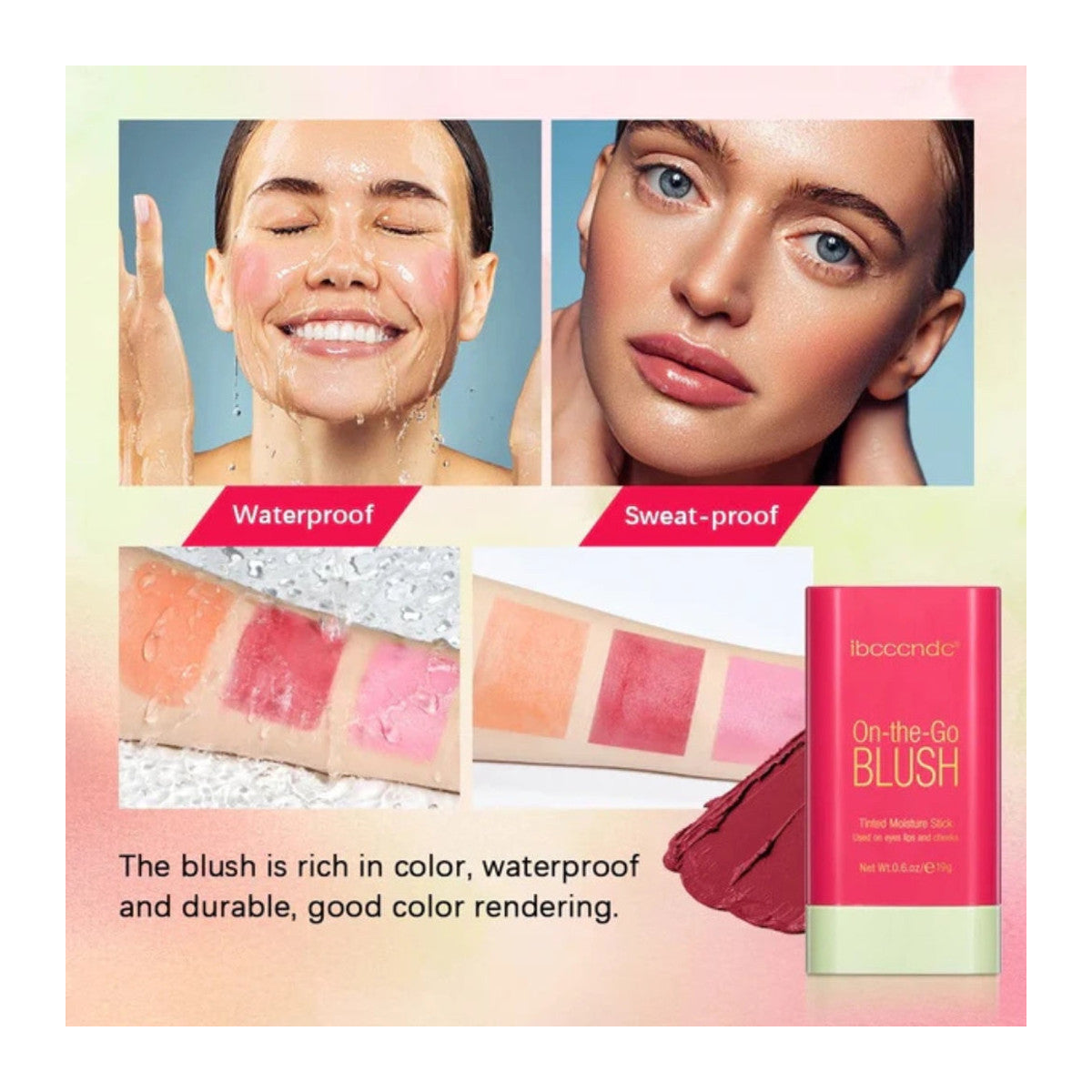 Pixi On The Glow Hydrating Tinted Stick Blush (2 Pieces Offer)