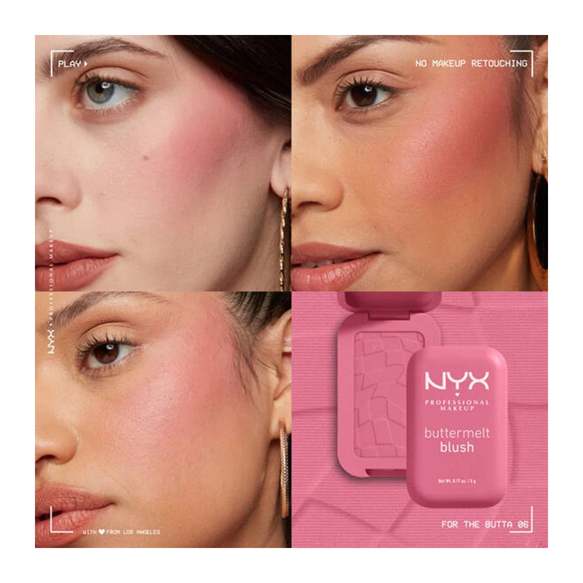 NYX Buttermelt Blush - 06 For The Butta