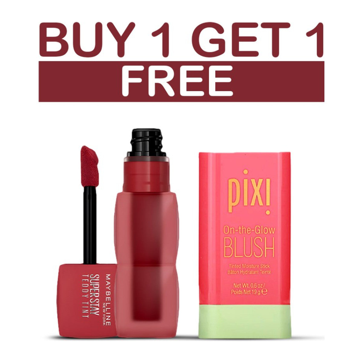 Pixi Blush & Maybelline Teddy Tint Duo