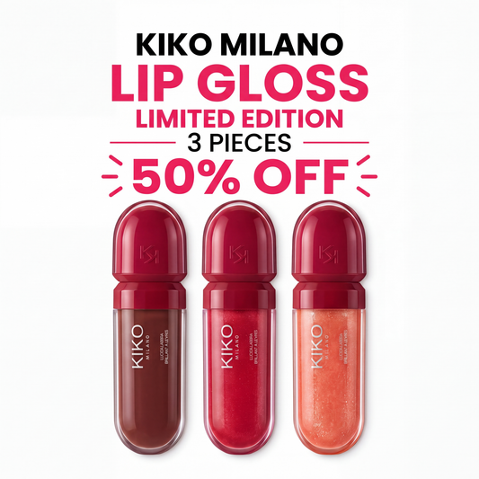 KIKO Milano 3D Hydra Lip Gloss Limited Edition - 3 Pieces