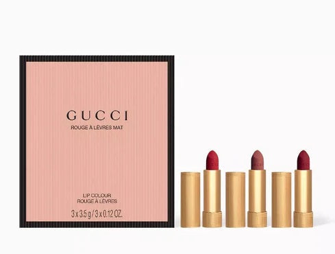 Gucci Rouge à Lèvres Matte Lipstick Set (3 Pieces)