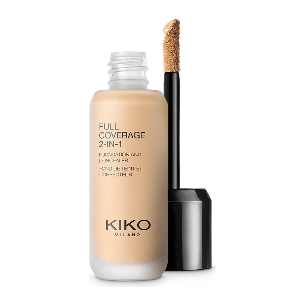 KIKO Milano Full Coverage 2-In-1 Foundation & Concealer | 25 ml - WB15 Warm Beige