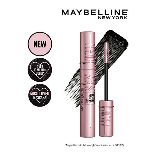 Maybelline New York Black Mascara For Extremely Long Eyelashes Lash Sensational Sky High Mascara Very Black
